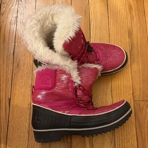 Sorel Shiny Pink Winter Boots